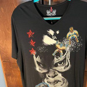 Men's luchador t-shirt black